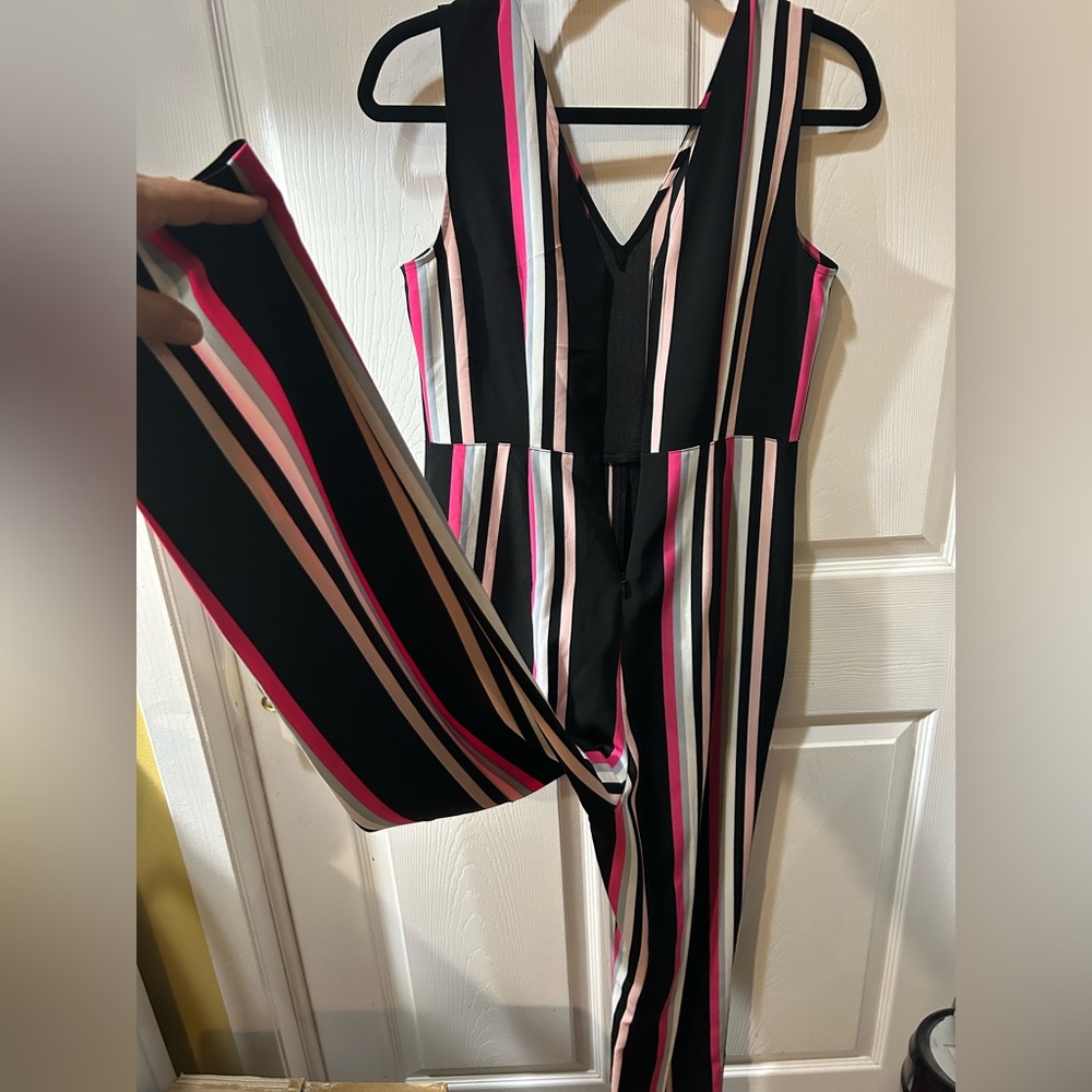Express Striped Jumpsuit